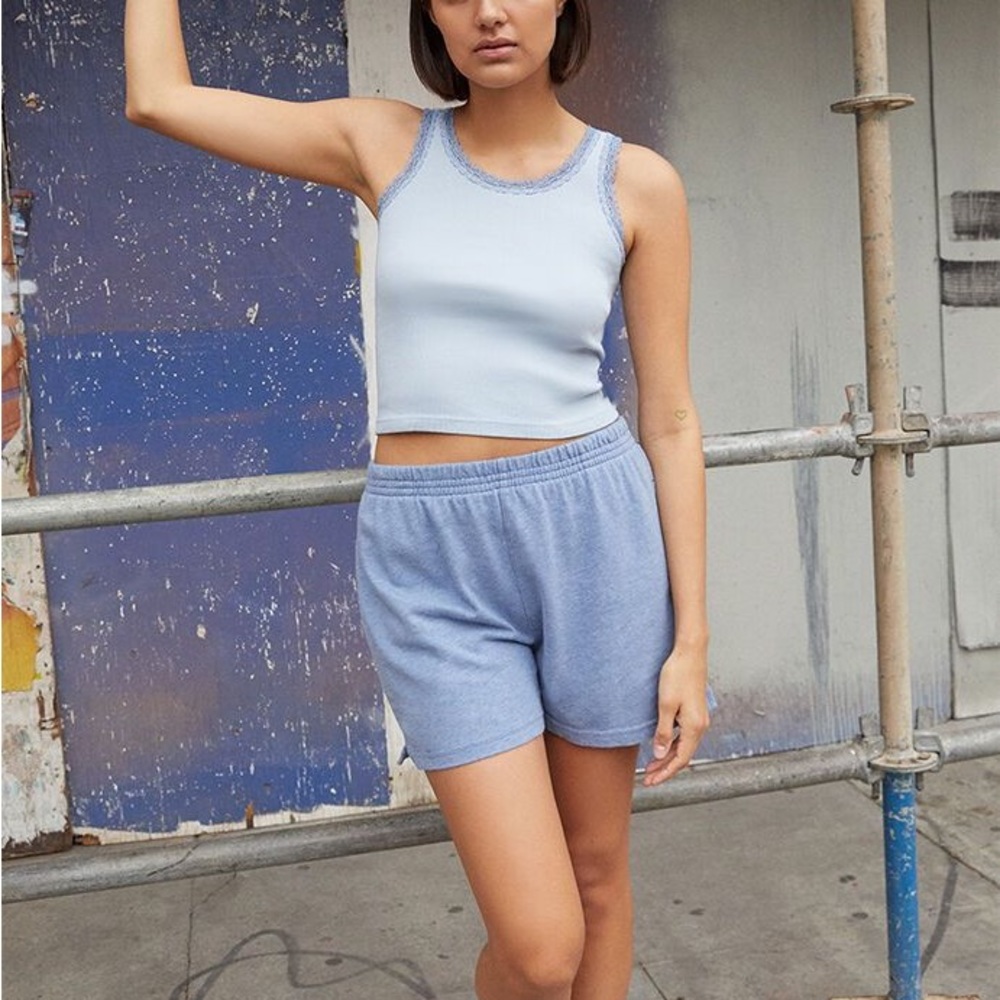 John Galt Light Blue Ronnie Tank Top